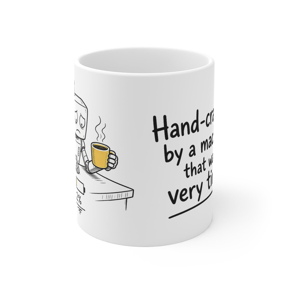 Tired Robot Mug