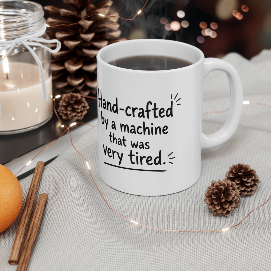 Tired Robot Mug